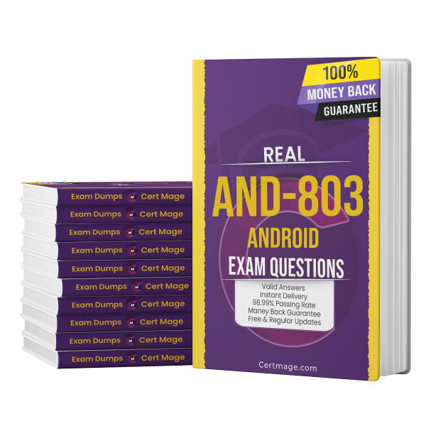 AND-803 exam questions PDF and test engine