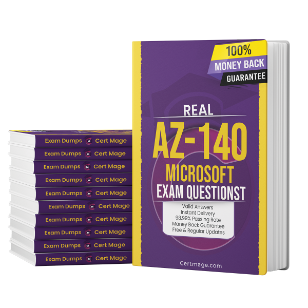 AZ-140 exam questions PDF and test engine