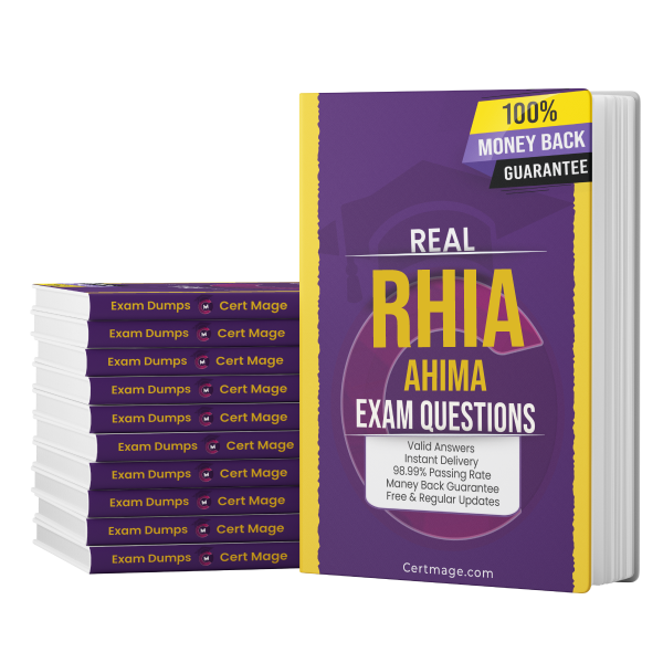 RHIA exam questions PDF and test engine