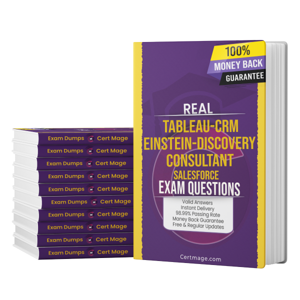 TABLEAU-CRM-EINSTEIN-DISCOVERY-CONSULTANT exam questions PDF and test engine