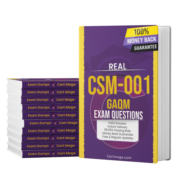 CSM-001 exam questions PDF and test engine