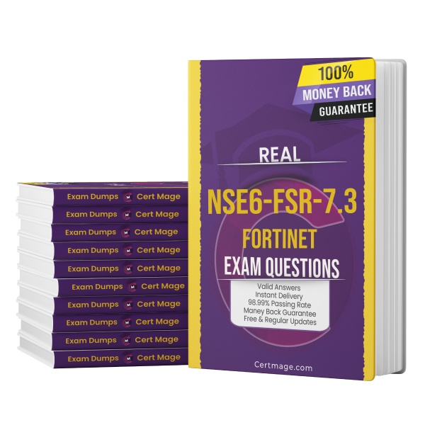NSE6_FSR-7-3 exam questions PDF and test engine