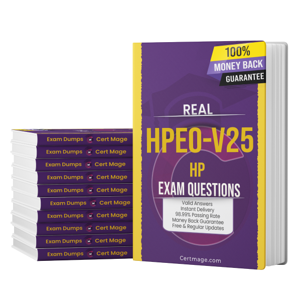 HPE0-V25 exam questions PDF and test engine