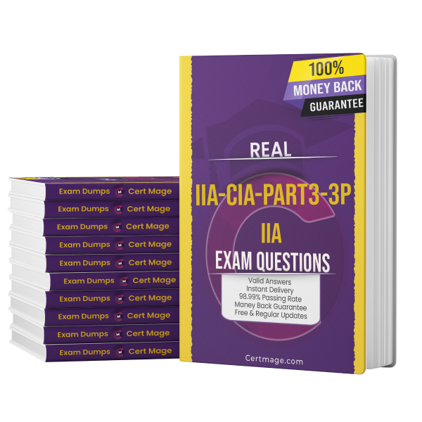 IIA-CIA-PART3-3P exam questions PDF and test engine