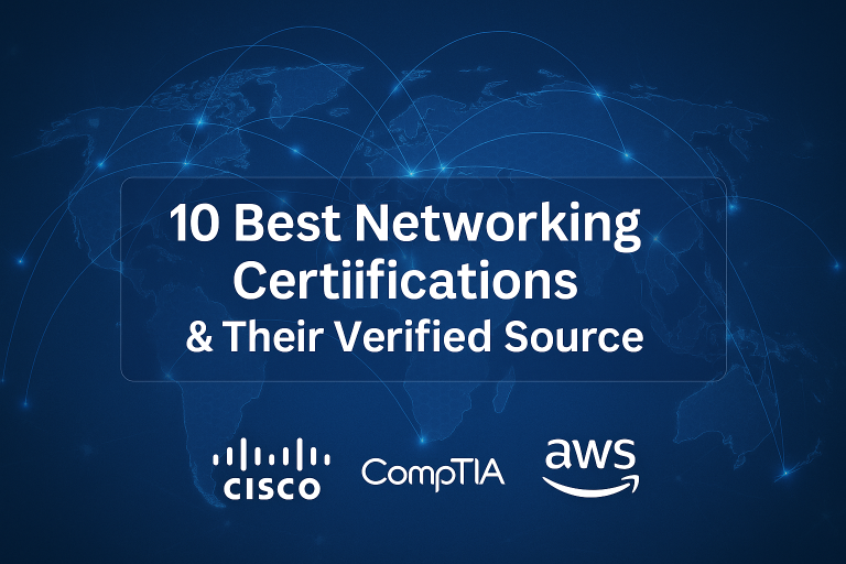 10 Best Networking Certifications Dumps & Their Verified Source (Updated 2026) article