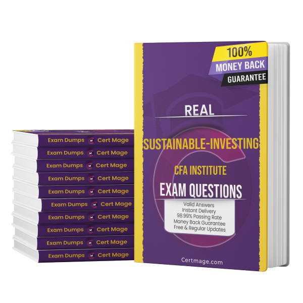 SUSTAINABLE-INVESTING exam questions PDF and test engine