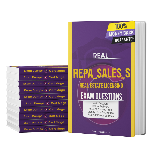 REAL-ESTATE-LICENSING-REPA_SALES_S exam questions PDF and test engine