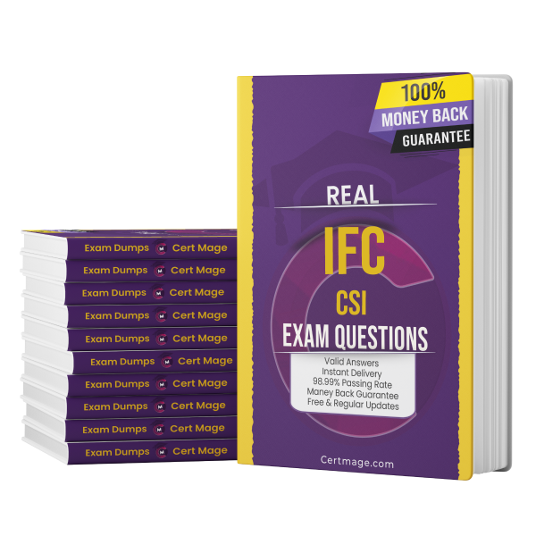 CSI IFC Exam Dumps [May 2026] | PDF + Test Engine