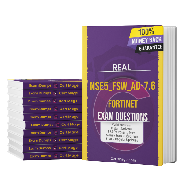 NSE5_FSW_AD-7.6 exam questions PDF and test engine