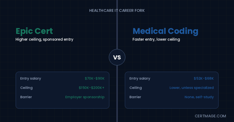 Epic Certification vs Medical Coding Certification: Which Healthcare IT Career Pays More article